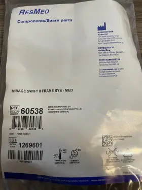 60538 Resmed Mirage Swift Ii Frame Sys-med. #60538 New In The Package