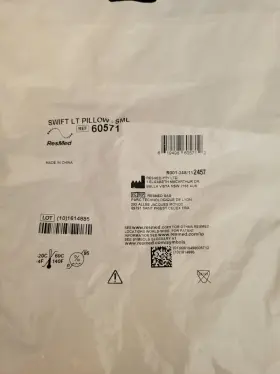 60571 Resmed #60571 Swift Lt Pillow Nose Cushion Nasal Replacement New Sealed-small