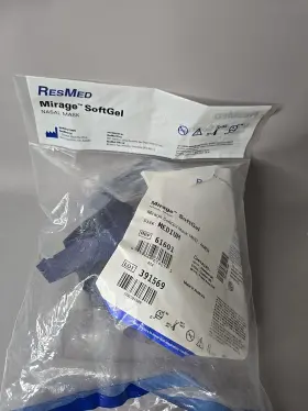 Resmed 619498616015 New Res Med Mirage Softgel Nasal Mask With Headgear. Medium Amer Ref 61601