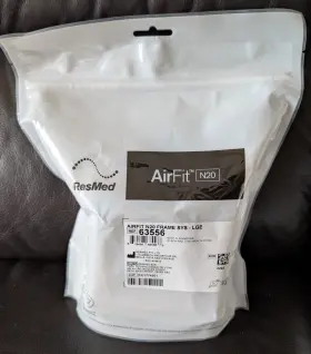 Resmed 619498635566 Airfit N20 Complete Frame - Large 63556 New And Factory Sealed