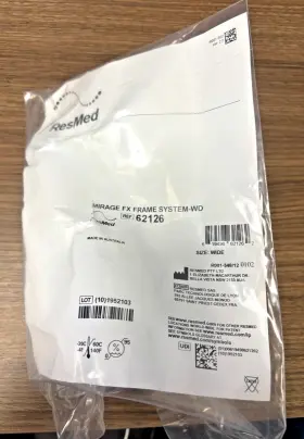 62126 Resmed New Replacement Mirage Fx Frame System Wide Factory Sealed