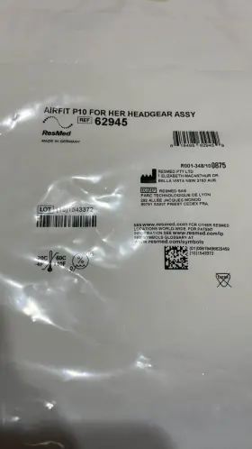 62945 Resmed New Headgear Airfit P10 For Her Assy Lot Of 2