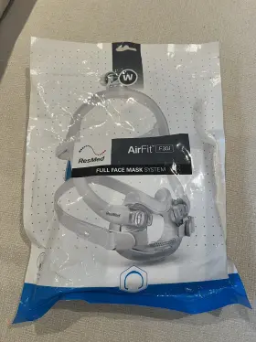 63333 Resmed Res Med F30i Full Face Headgear Wide Air Fit System New Sealed Package