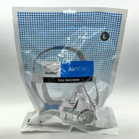 63402 Resmed Full Headgear Set Airfit F20 Frame Elbow Large Mask New