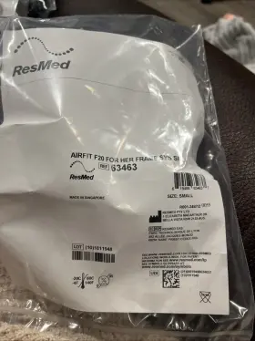 63463 Resmed Resumed Airfoil F20 For Her Frame System Sml