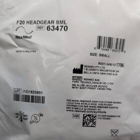 Resmed 63470 Airfit And Airtouch F20 Headgear Original Small