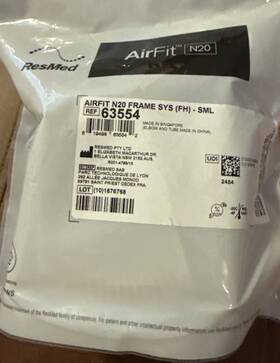 Resmed 63554 Airfit N20 Frame System Size Small For Her