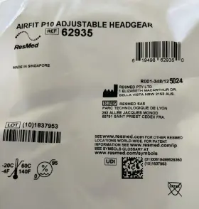 62935 Resmed 63935 Nib Airfit P10 Adjustable Headgear Free Shipping