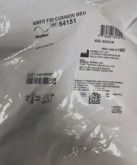 Medium64151 Resmed F30 Mask Air Fit 64151 Medium Cusion