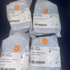1070105 Respironics 4 Large Rp L Comfortgel Blue Flap And Gel Cushion Lot Of