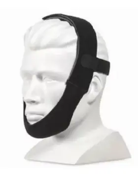 Respironics 606959002142 Premium Chin Strap Black Headgear New In Sealed Package Unisex Adult