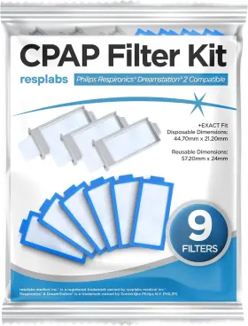 Resplabs Medical Inc. 313107040085 Cpap Filters Compatible With The Philips Respironics Dreamstation 2 Mac
