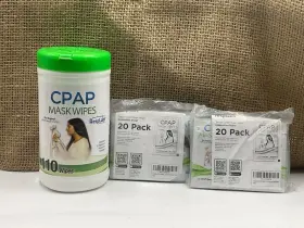 Resplabs Medical Inc 445028195148 Cpap Mask Wipes - For Cleansing Of Your 110 Pack 40 Travel