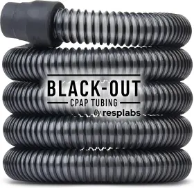 Resplabs Medical Inc. 850021345945 Cpap Hose 6 Foot Black Out Tubing - Universal Tube Black-out