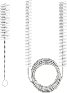B01ekk8r96 Resplabs Medical Inc. Cpap Hose Cleaning Brush - 3 Brushes Designed For White Light Gray