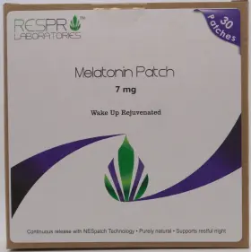 Release-30 Respro Labs Mel7mg-30 Natural Melatonin Patch Sleep Aid 7 Mg Continuous