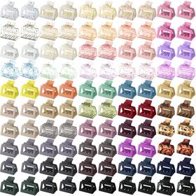 Retrowavy B0d31dtxg9 100 Pcs 2 Inch Matte Square Nonslip Claw Hair Clips Bulk