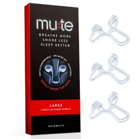 Rhinomed 349392000023 Mute Nasal Dilator For Snore Reduction - Anti-snoring Aid Solution Improve