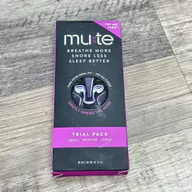 Rhinomed 349392000030 Mute Anti Snoring Nasal Device - Trial Pack Distressed Pkg