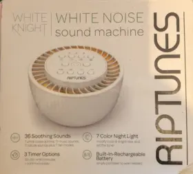 Ms136 Riptunes Sm136 White Noise Sound Machine With 36 Soothing Sounds And Color