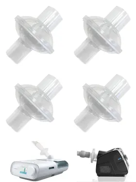 Rislabo 768771720458 Universal Cpap Inline Air Filter Resmed Airsense 11/10 Philips Dreamstation 2