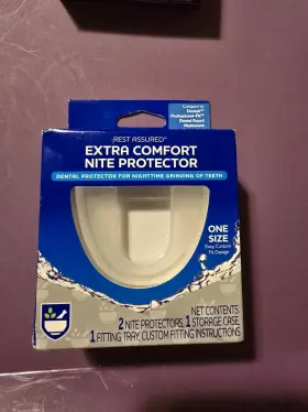 Rite Aid 011822768863 Extra Comfort Dental Nite Protector Guard - 2 Protectors And 1 Tray 9z