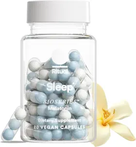 Ritual 313030336385 Sleep Melatonin Capsules Deep Recovery Stress Relief 20 Ct