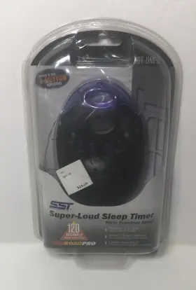 Road Pro 045464556229 Super-loud Sonic Sleep Timer Sst-one Purple New 120 Decibels 1-button