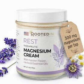 Rooted In 196852078387 Rest Magnesium Lotion For Sleep Science Backed Aid 2x More