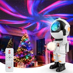 Rossetta Us-rst-sc513-vn-c Astronaut Galaxy Projector Star For Medium White