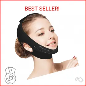 Rushforward 748305914119 Jawline Shaper Chin Strap For Sleeping Reusable V-line Mask Women Face Lift