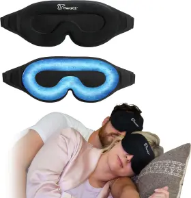 Rx 313044916948 Sleep Mask Cooling Gel Relief - Eye Blackout Blindfold Cold 3d Co