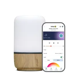 Ih5570600 Safety 1st Connected Smart Soother Light And Sound Natural With White