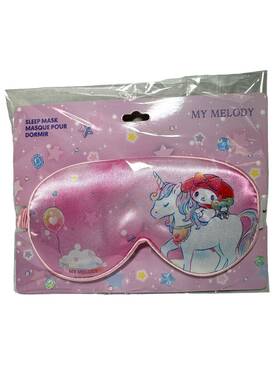Sanrio 941856956254 X Miniso My Melody Rainbow Unicorn Sleeping Eye Beauty Mask Kawaii Silk
