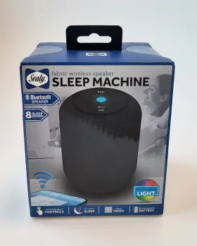 Sl-hw-sn-114-ac Sealy Night Light And Wireless Speaker Sound Machine Bluetooth Rechargeable New