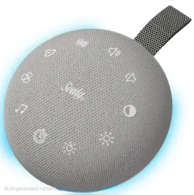 Sl-hw-sn-122-wt Sealy Night Light And Wireless Speaker Sound Machine
