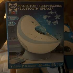 Sealy Slhwsn500tr Kids Sleep Machine - Projector Sound With Bluetooth Speaker