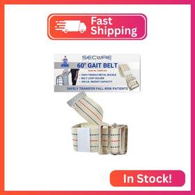 Secure Safety Solutions Sgbm-60s Gait Belt For Seniors With Metal Buckle 60 Inch - Medic