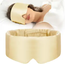 Seczipe 313034385334 100% Mulberry Silk Sleep Mask Eye For Women Man With Adjustable Band S