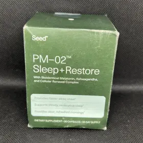 Pm-02 Seed 705353375088 New Sleep Restore Aid Women Men Non-habit Forming Bioidentic