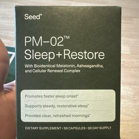 Seed Rod-250811 Pm-02 Sleep Restore Melatonin Ashwagandha Gaba 30 Capsules
