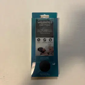 Serenity Home 651896635465 Weighted Eye Mask 0.5 Pounds In Gray By New Box Great Gift