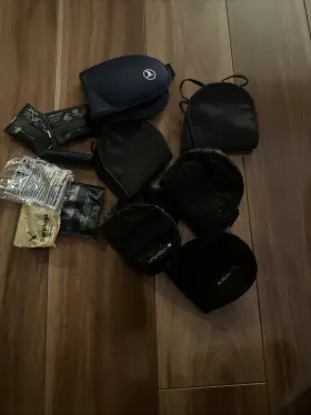 Several 731882238259 Sleep Eye Masks 6 Comfortable Brand New Earbuds And One Carrying Pouch