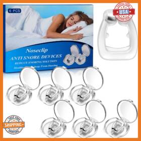 Shaostain B0brqvxhs8 6pcs Magnetic Silicone Anti Snoring Nose Clips - Snore Stopper Sleep Aid Device