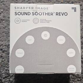 Sharper Image 1012992 Sound Soother Revo White Noise Machine Sleep Timer Usb Cable
