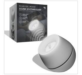 Sharper Image 1014511 Sound Soother Sleep White Noise Machine With Led Glow Brand New