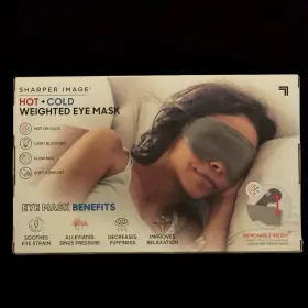 1017345 Sharper Image Hot And Cold Weightedeye Mask