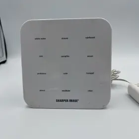 29213a4202 Sharper Image Digital Tranquility Sound Soother Machine 12 Sounds Timer Power 29213a4202 Sharper Image Digital Tranquility Sound Soother Machine 12 Sounds Timer Power
