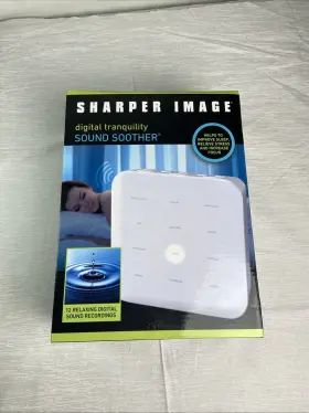 Sharper Image 694202111284 Digital Tranquility Sound Soother With Box