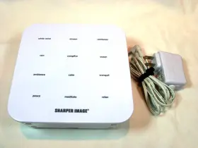 Sharper Image 694202119310 Digital Tranquility Sound Soother 12 Relaxing White Noise Machine